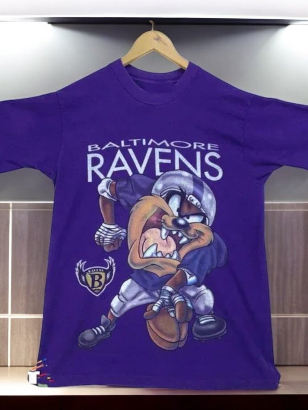 Vintage NFL Baltimore Ravens Looney Tunes Shirt, American Sport Shirt, Football